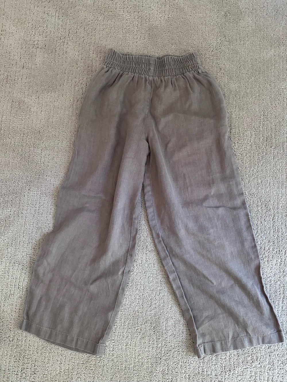 Conscious Clothing Brown linen pants size small